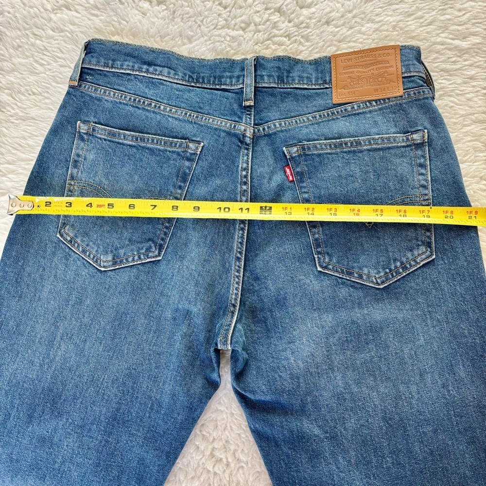 Levi's Classic Straight lot 514  Blue Jeans size W34 L32 - Picture 9 of 12